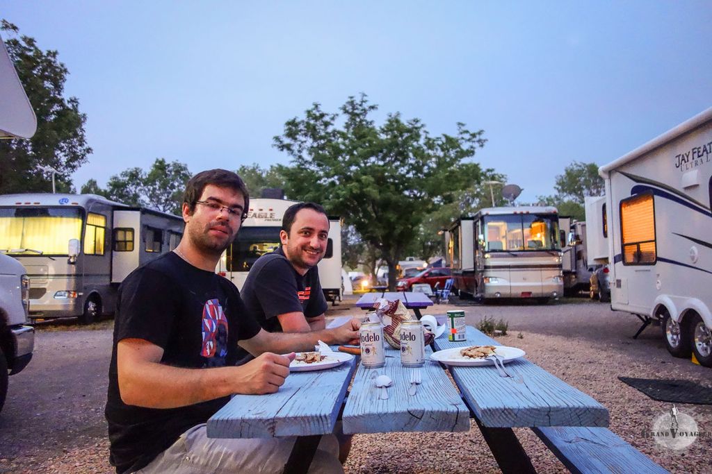 En fait, ça fait du bien d'arriver pas trop tard dans un camping et de se relaxer un peu.
