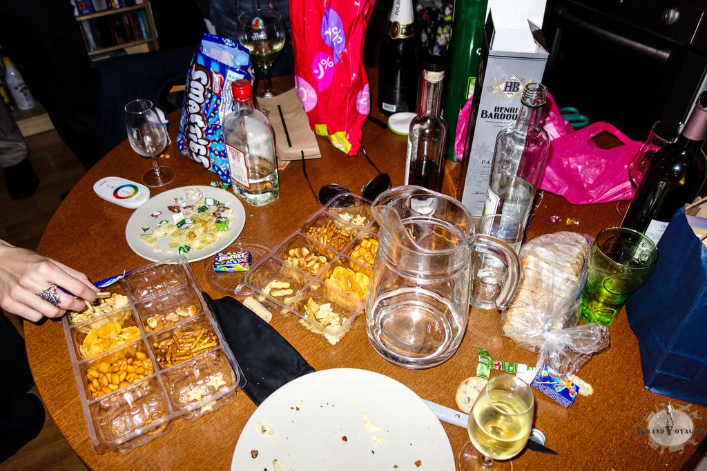 Les soirée d'au revoir sont toujours l'occasion de partager des repas sains et équilibrés