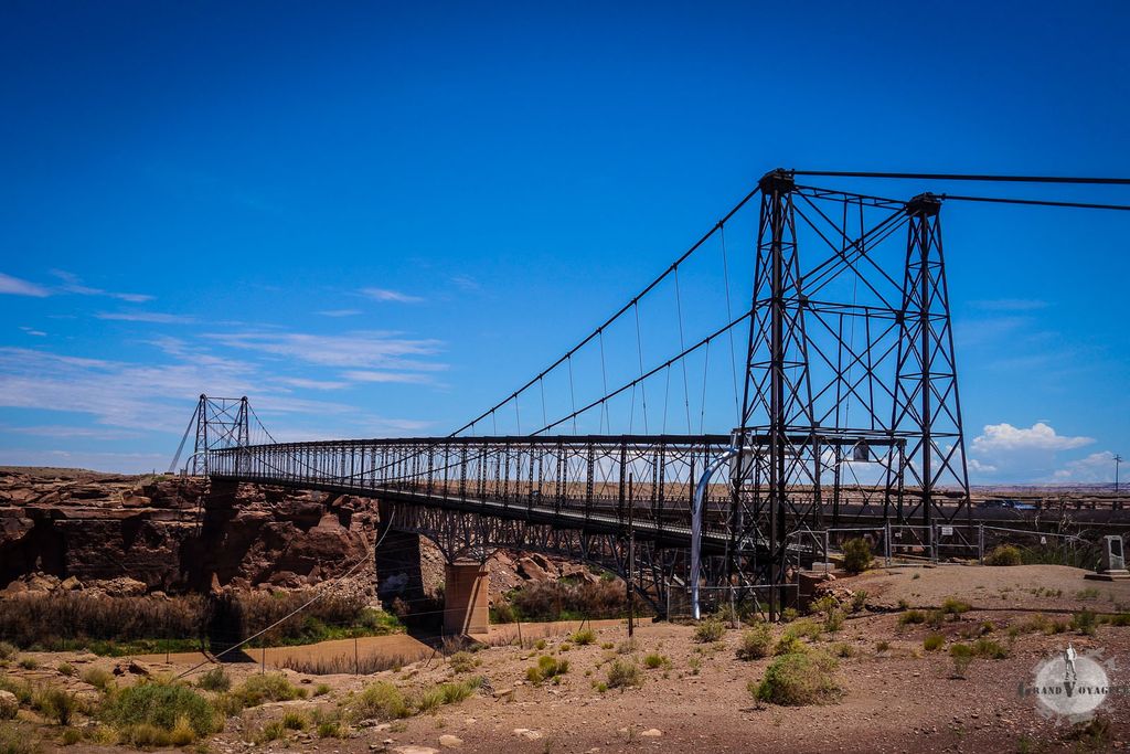On traverse un mini canyon, les gorges du Little Colorado River.