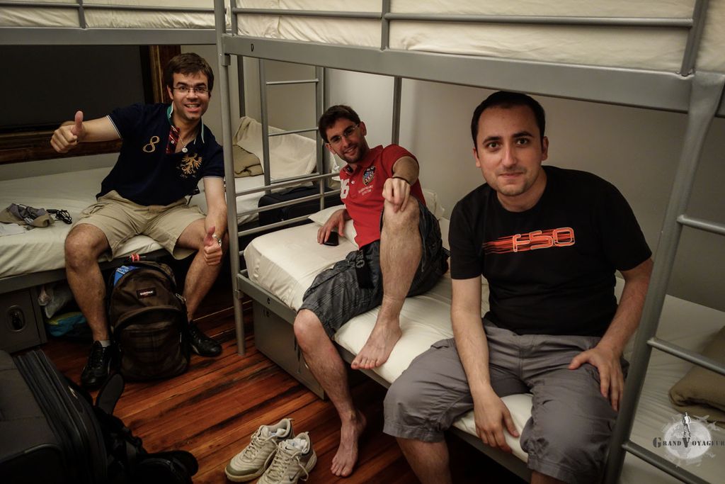 Arnaud, Mathieu et Sylvain (l'autre) viennent juste de débarquer !