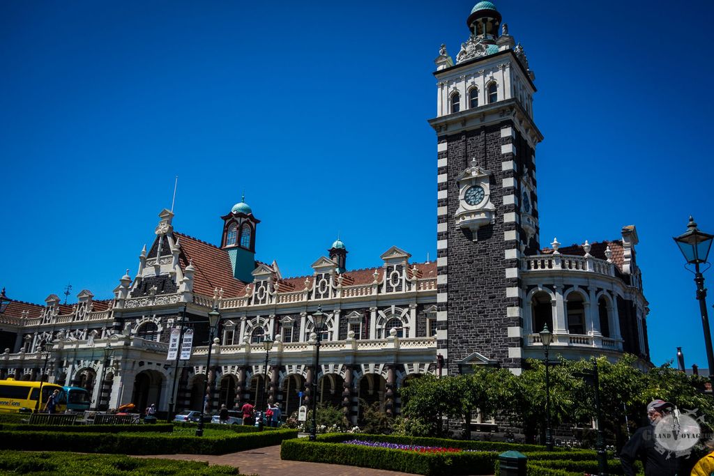 Gare néo-Renaissance de Dunedin... elle a fière allure !