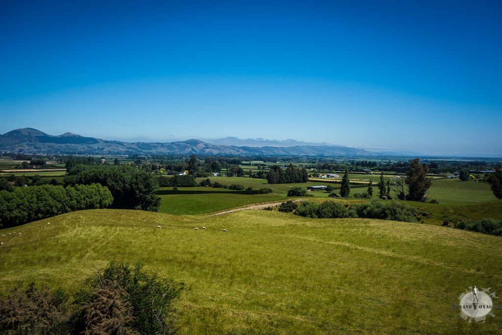 Peu après le départ, on se retrouve rapidement à la campagne. Avec les moutons, évidemment.
