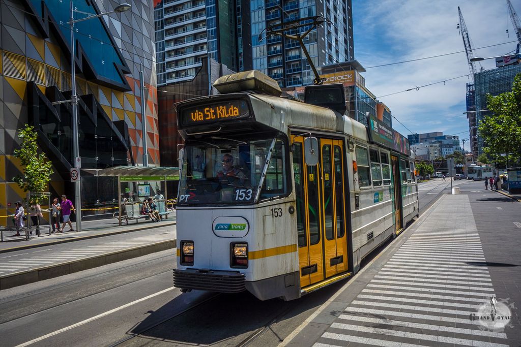 Tram pour Saint Kilda ? Yep, c'est pour nous !