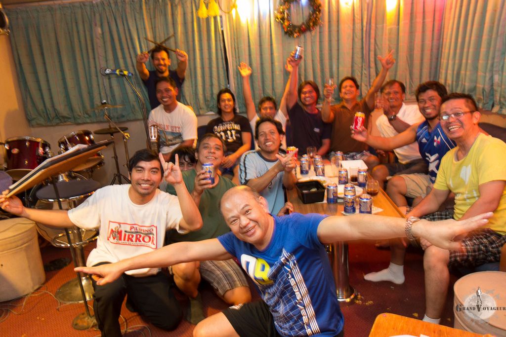 L'équipage (presque) au complet.