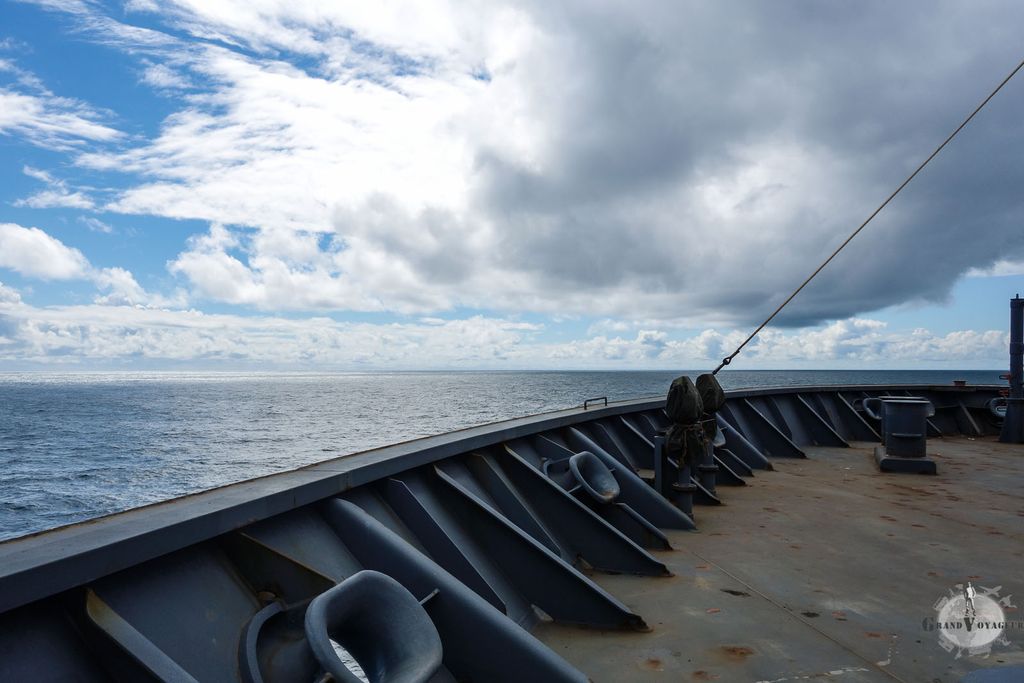 Arrivée en proue, la vue est... dégagée.