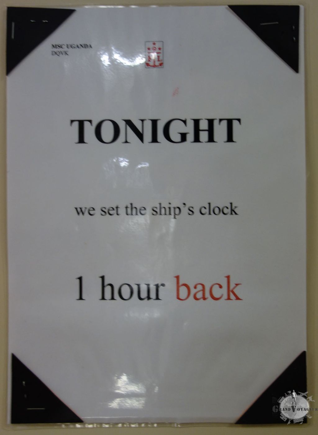 Pendant 6 jours on reculait d'une heure. Le top. Pendant 6 jours on reculait d'une heure. Le top.