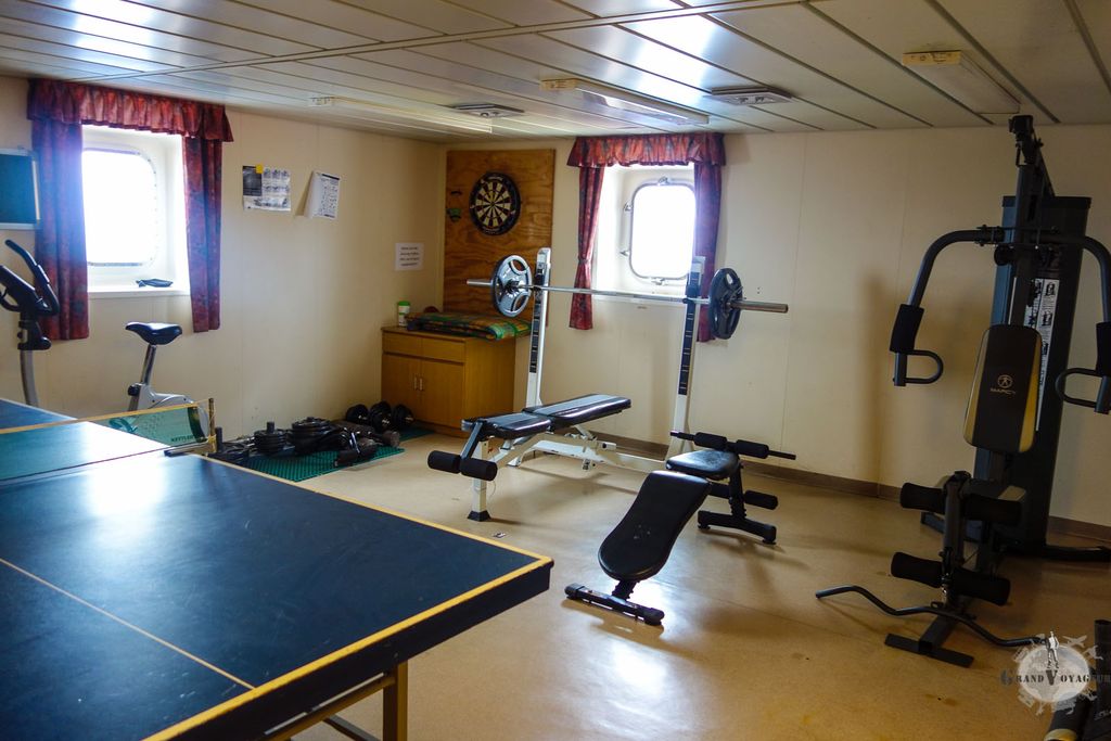 La salle de sport. Est-il utile de préciser que je n'ai pas jugé nécessaire de tester les équipements ?