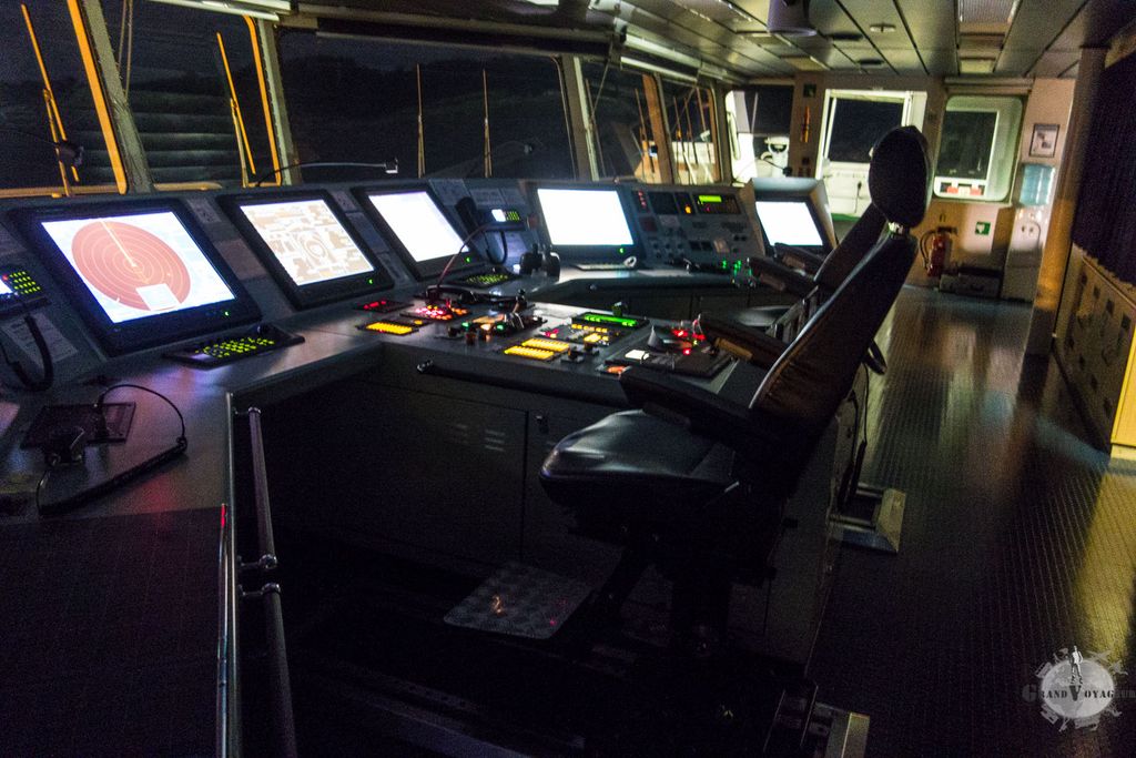 Le poste de commandement a un petit air de Star Trek.